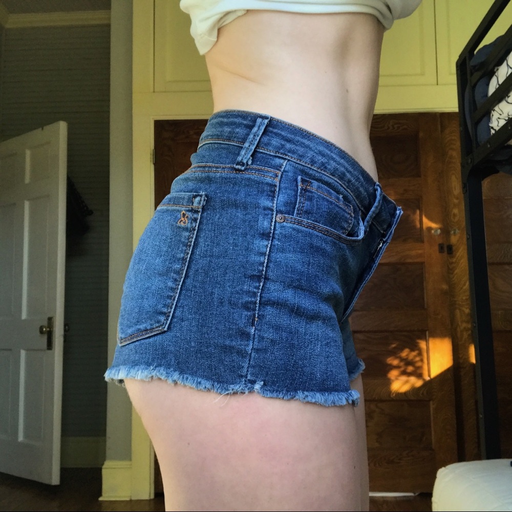 Jessica Simpson denim cutoff shorts